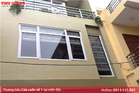 LẮP ĐẶT CỬA NHÔM VIỆT PHÁP HỆ 4400 GIÁ RẺ TẠI HẢI PHÒNG