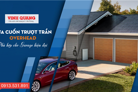 Báo giá cửa cuốn trượt trần Geman Window Overhead tại Hải Phòng