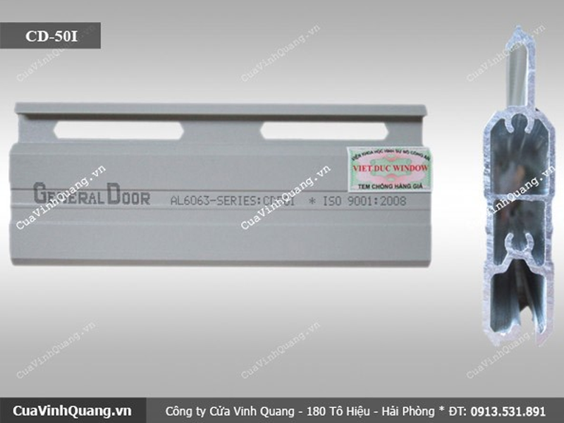 Cửa cuốn khe thoáng GeneralDoor CD50I