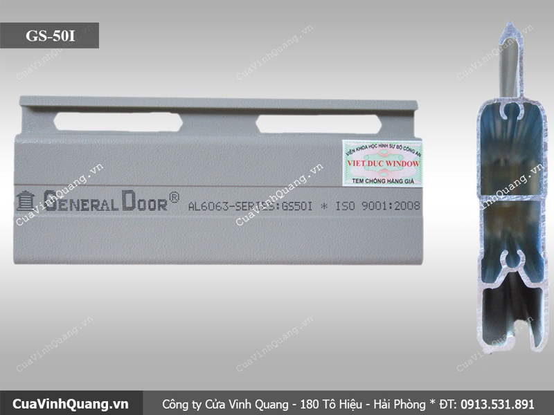 Cửa cuốn khe thoáng GeneralDoor GS-50I