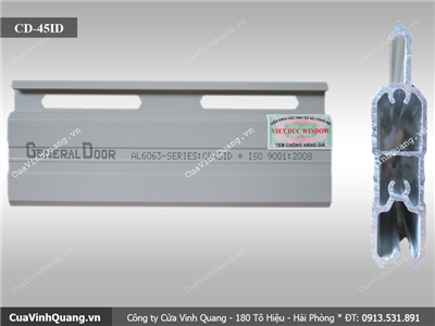 Cửa cuốn khe thoáng GeneralDoor CD-45ID