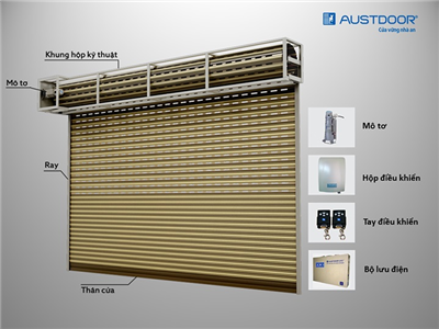 Cửa cuốn khe thoáng Austdoor