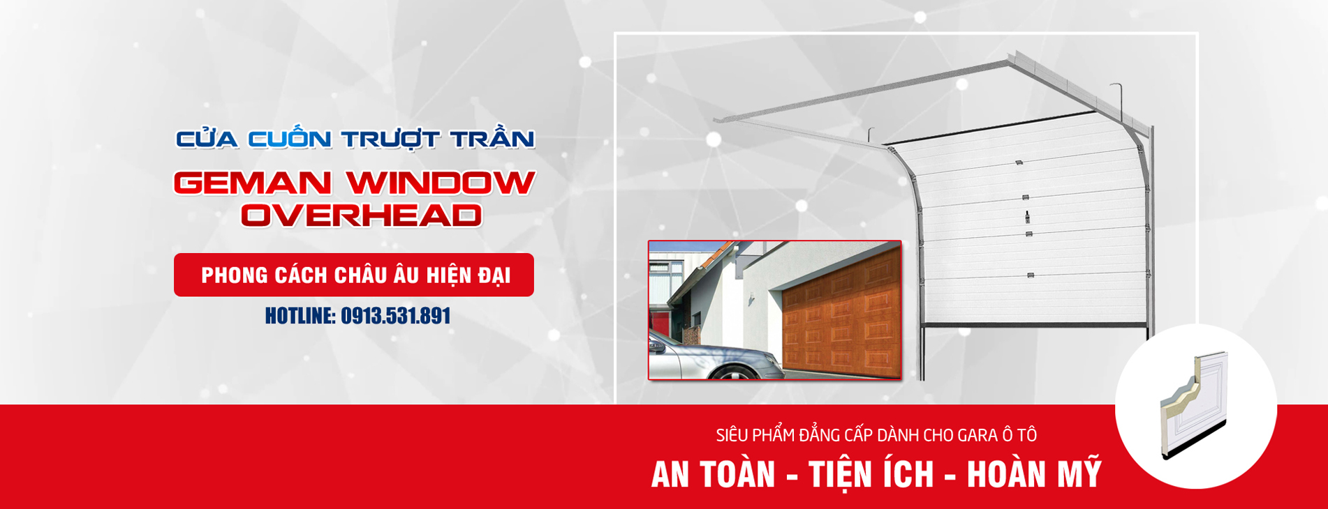 Cửa cuốn trượt trần