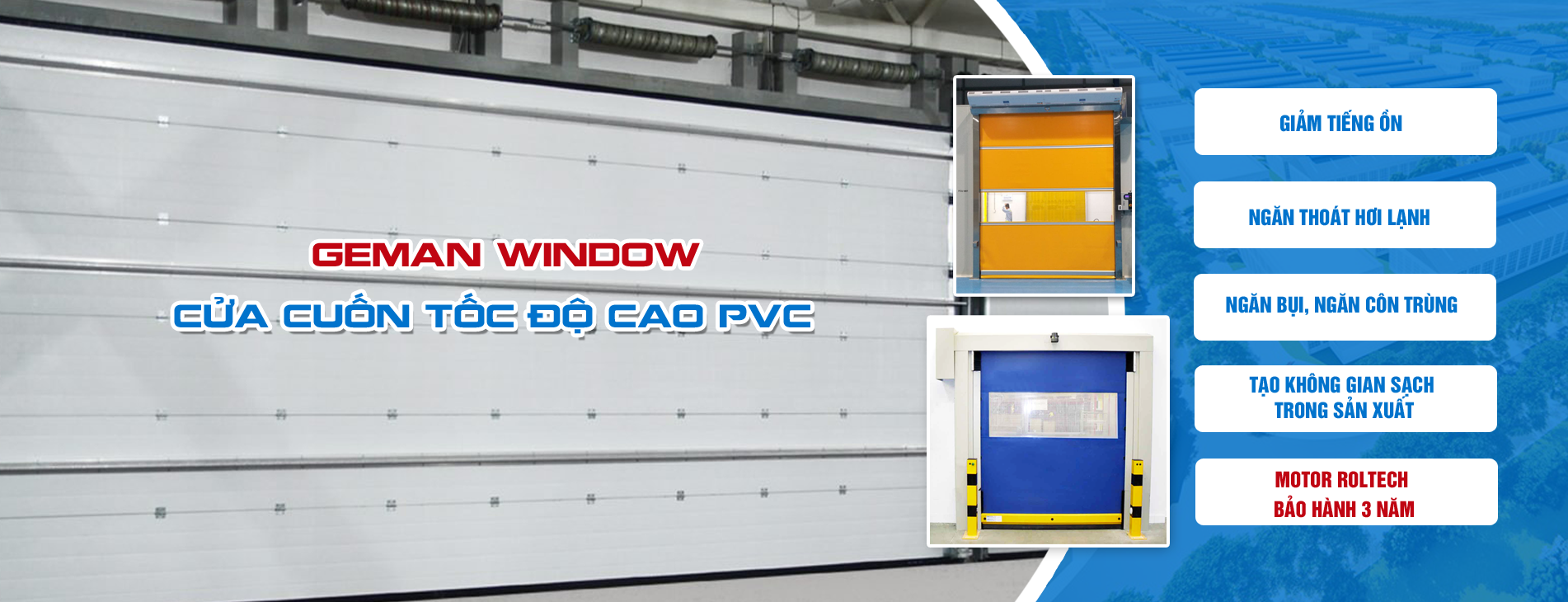 Cửa cuốn tốc độ cao PVC